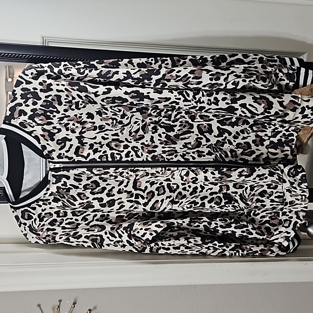 Leopard print jacket